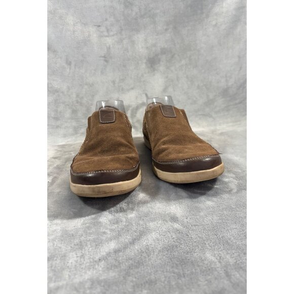Clarks Shoes Men's 9M Tan Loafers slip on - Picture 4 of 10